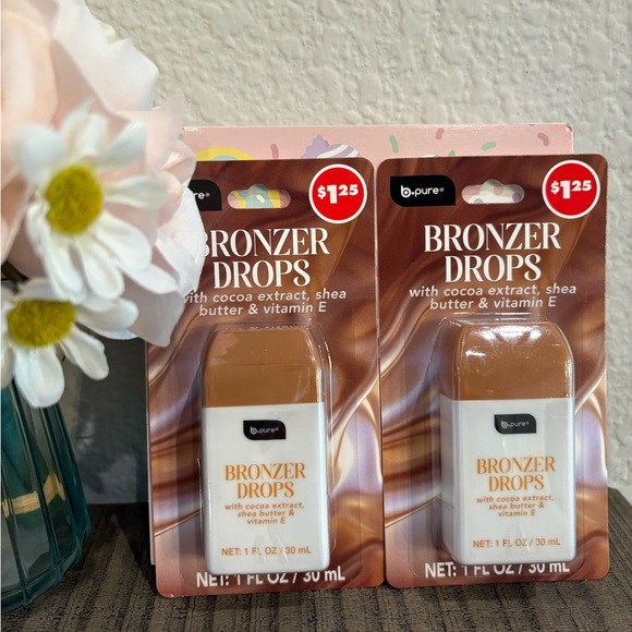 b.pure Bronzer Drops with Cocoa Extract Bundle New - Picture 1 of 2